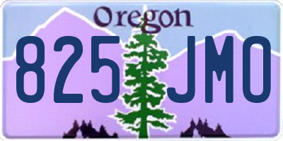 OR license plate 825JMO