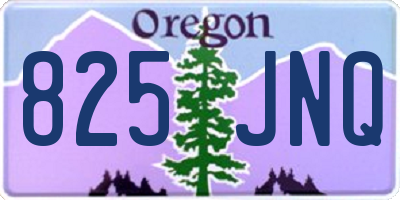 OR license plate 825JNQ