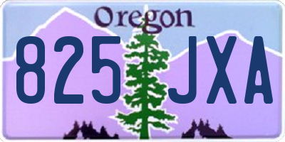 OR license plate 825JXA