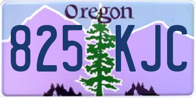 OR license plate 825KJC