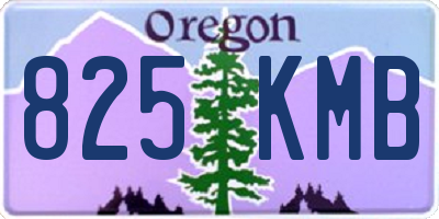 OR license plate 825KMB