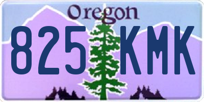 OR license plate 825KMK