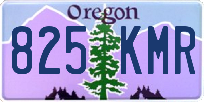 OR license plate 825KMR