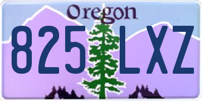 OR license plate 825LXZ