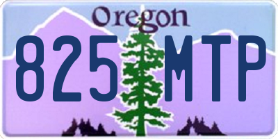 OR license plate 825MTP