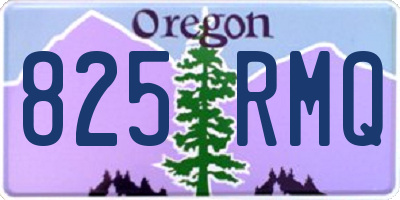 OR license plate 825RMQ