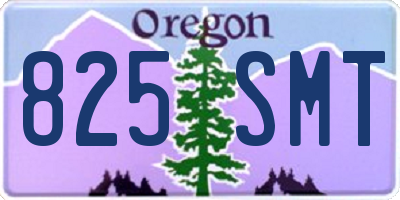 OR license plate 825SMT