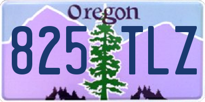OR license plate 825TLZ