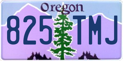 OR license plate 825TMJ