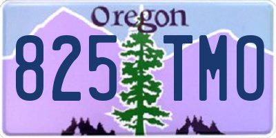 OR license plate 825TMO