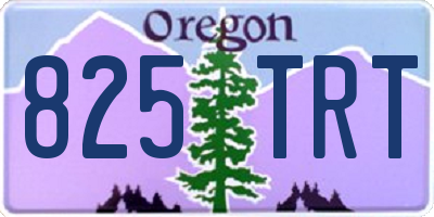 OR license plate 825TRT