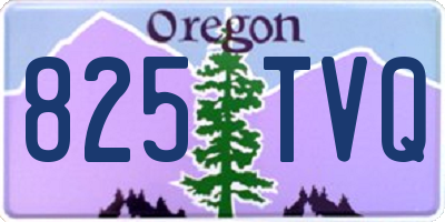 OR license plate 825TVQ
