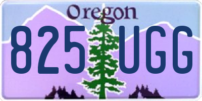 OR license plate 825UGG