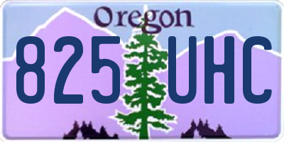 OR license plate 825UHC