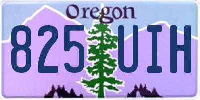 OR license plate 825UIH