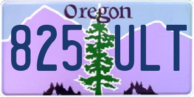 OR license plate 825ULT