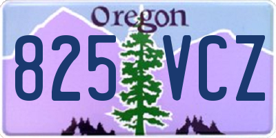 OR license plate 825VCZ