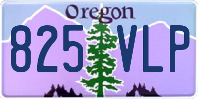 OR license plate 825VLP