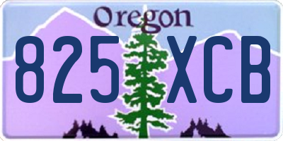 OR license plate 825XCB