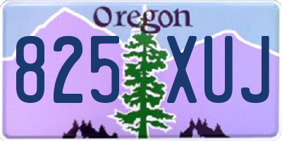 OR license plate 825XUJ
