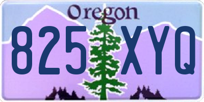 OR license plate 825XYQ