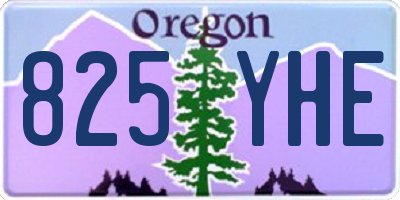 OR license plate 825YHE