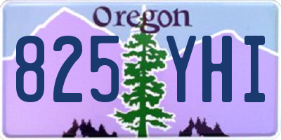 OR license plate 825YHI