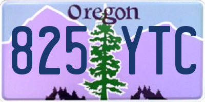 OR license plate 825YTC