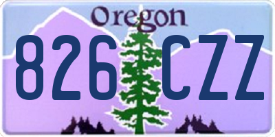 OR license plate 826CZZ