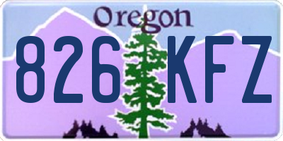 OR license plate 826KFZ