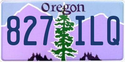 OR license plate 827ILQ
