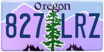 OR license plate 827LRZ