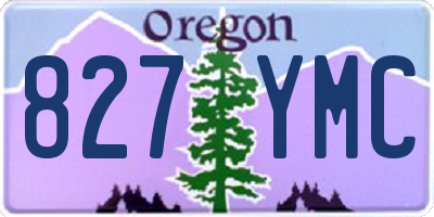 OR license plate 827YMC