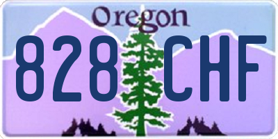 OR license plate 828CHF