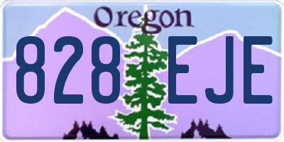 OR license plate 828EJE