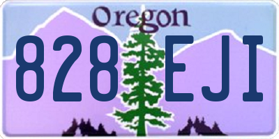 OR license plate 828EJI