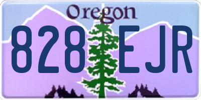 OR license plate 828EJR