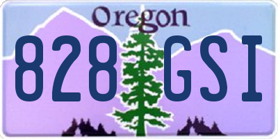 OR license plate 828GSI