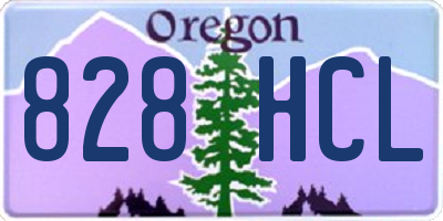 OR license plate 828HCL