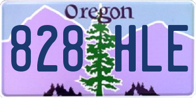 OR license plate 828HLE