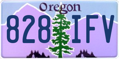 OR license plate 828IFV