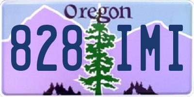 OR license plate 828IMI