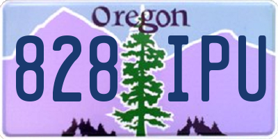 OR license plate 828IPU