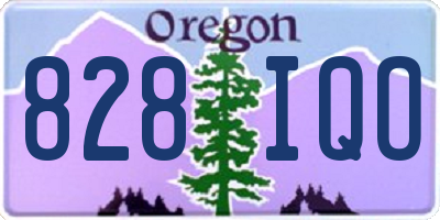 OR license plate 828IQO