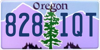 OR license plate 828IQT