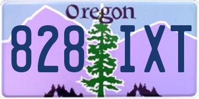 OR license plate 828IXT