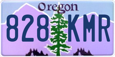 OR license plate 828KMR
