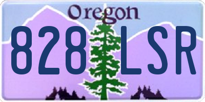 OR license plate 828LSR