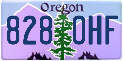 OR license plate 828OHF
