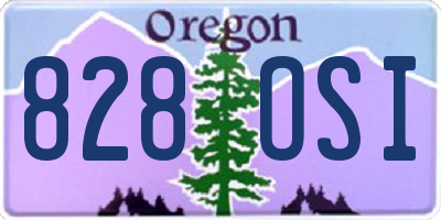 OR license plate 828OSI